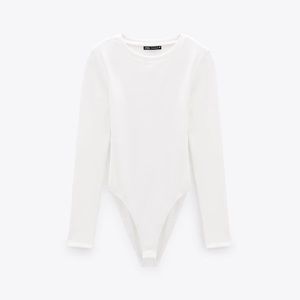 Ribbed Long Sleeve Bodysuit